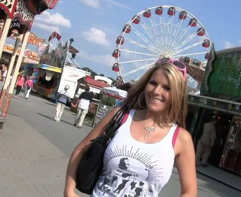 Analgeil auf dem Volksfest