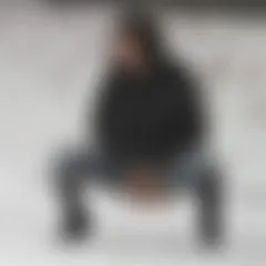 In den Schnee gepisst